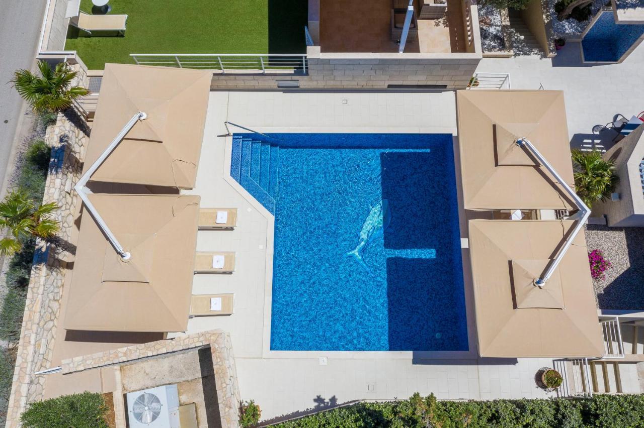 Pool Terrace Sea View Sarkic Leilighet Novalja Eksteriør bilde
